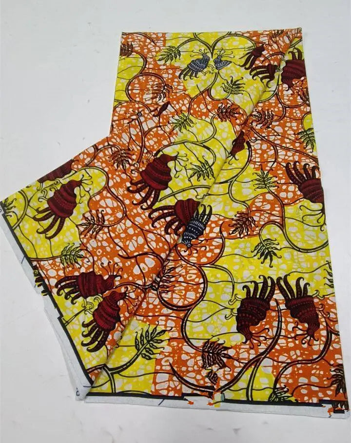 Ankara Wax Fabric 2024 High Quality African Wax Print Fabric 100% Cotton African Guaranteed Veritable Real Wax For Dresses