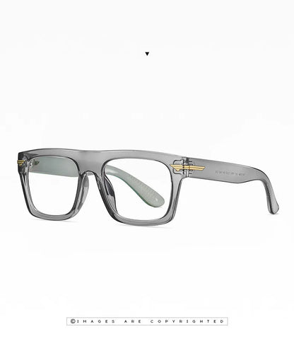2022 Retro Big Square Frame Designer Reading Glasses Anti Blue Light Computer Eyeglasses Prescription Eyewear Diopters 0 to +6.0