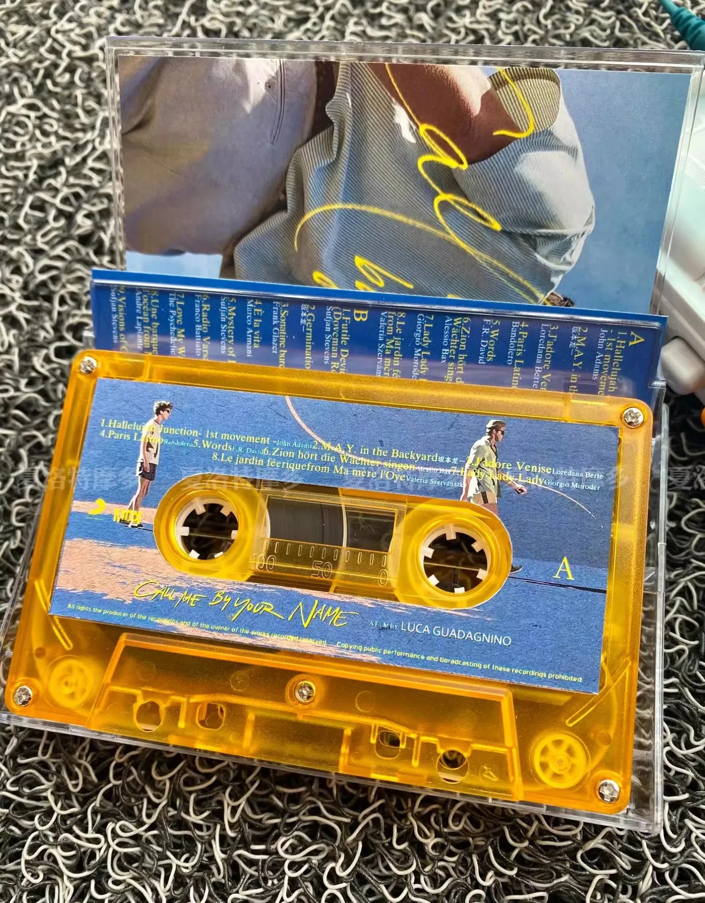 Movie Call Me by Your Name Music Tape elio Cosplay Cassettes Soundtracks Box Car Walkman Tape Collection Prop Gifts Party Music