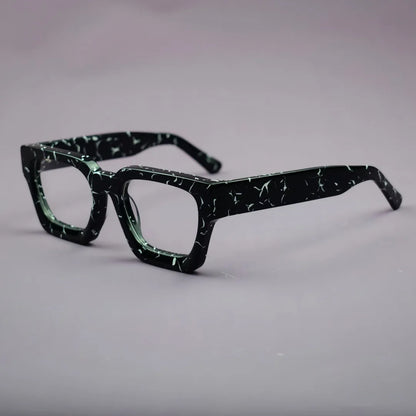 Luxury Thicken Acetate Reading Glasses Men Women Anti Blue Light Prescription Glasses Myopia Hyperopia Oversized Square Eyewear