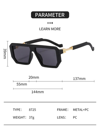 KOCOLIOR 2024 New Square Alloy Anti Blue Light Reading Glasses for Man and Woman Personalized and Fashionable Presbyopia Glasses