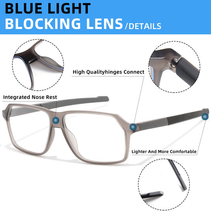 Men Sports Glasses Square Blue Light Myopia Prescription Eyeglasses Reading TR90 Trendy Photochromic Lens Mtb Bicycle Eyewear +1