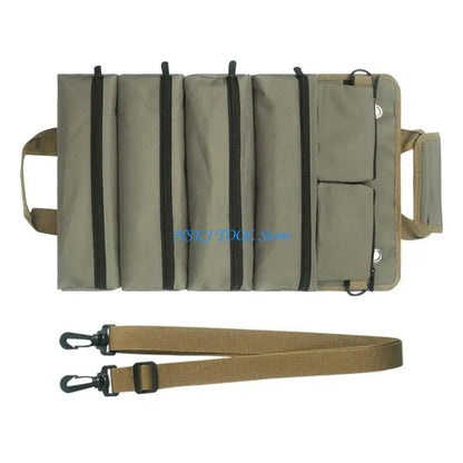 L8RC Tool Roll Bag Tool Roll Up Bag Tools Tote Bag Pockets Tool Sling