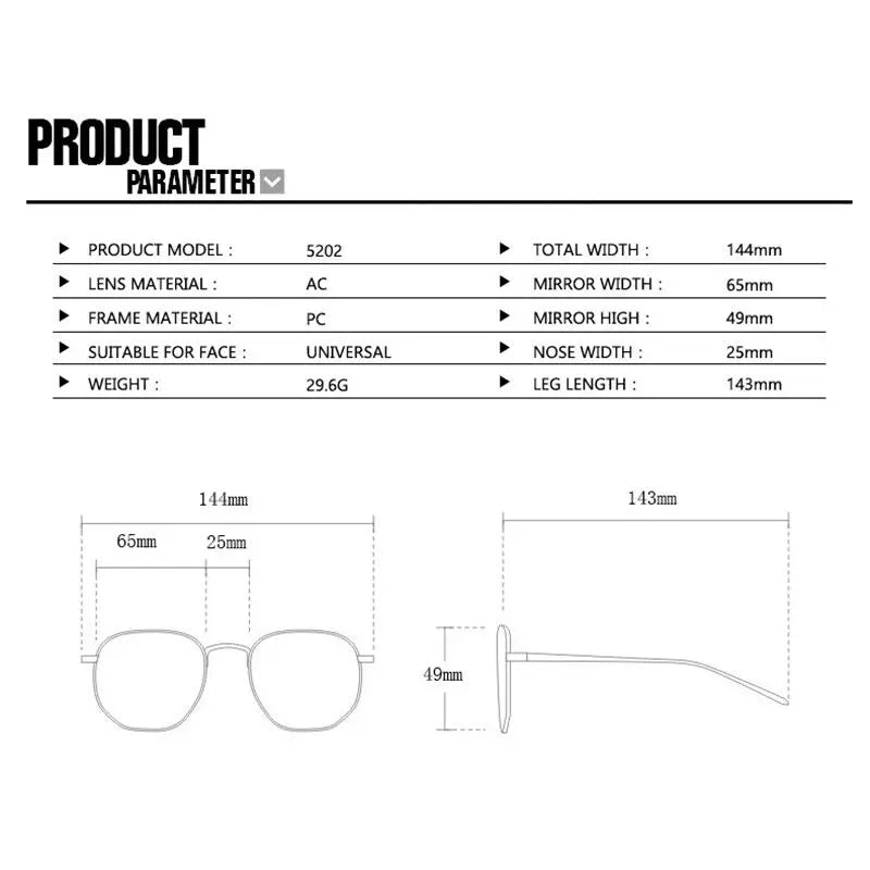 TR90 Vintage Square Anti Blue Light Reading Glasses Prescription Glasses Frame For Men Women Optical Glasses Presbyopic Eyewear