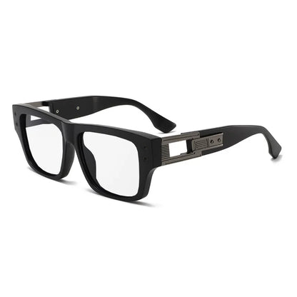 Retro Square Thick Frame Anti Blue Light Reading Glasses Men Finished Prescription Optical Glasses Brand Design Classic Readers