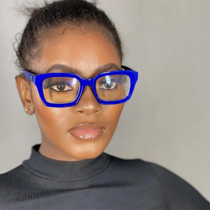Retra Square Concave Frame Clear Lens Glasses Ultra Light Myopia Nerd Spectacles Degree 0 -0.5 -1.0 -2.0 -3.0 -4.0 to -6.0