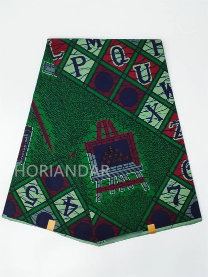 Veritable Guaranteed Dutch Hollandais Quality Prints Pagne African Fabric Dress Real Wax 100% Cotton 6 Yards