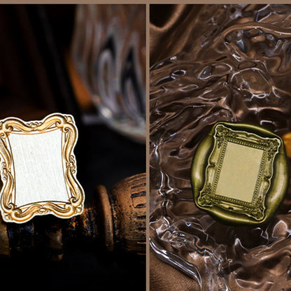 Photo Frame Series Sealing Wax Stamp Head Fire Paint Seal Wax Stamp Heads For DIY Scrapbooking Envelope Wedding Party Invitation