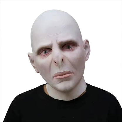 2025 Voldemort Mask Dobby The Elf Mask Hood Harry Movie Cos Horror Thriller Bald Latex Mask Halloween Mask For Adult