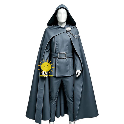 Beast Kingdom Victor Von Doom Cosplay Costume Doctor Doom Cosplay Tops Pants Cloak Belt Role Outfit Resin Mask Halloween Cos Men