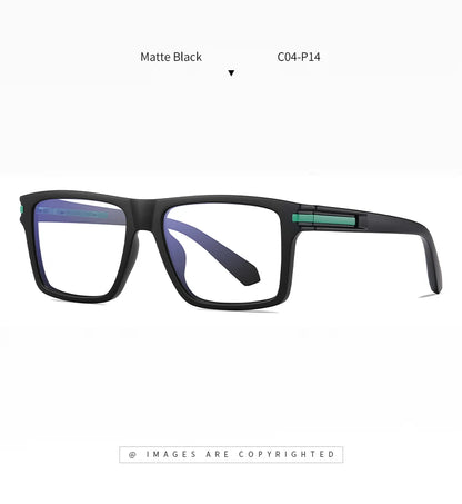 Men Prescription Reading Glasses Optical Lenses Myopia Eyewear Women Blue Light Blocking Goggles TR90 Square Eyeglasses Frame