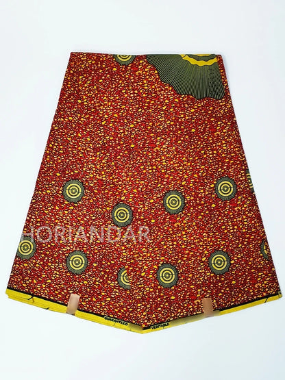 Veritable Guaranteed Dutch Hollandais Quality Prints Pagne African Fabric Dress Real Wax 100% Cotton 6 Yards