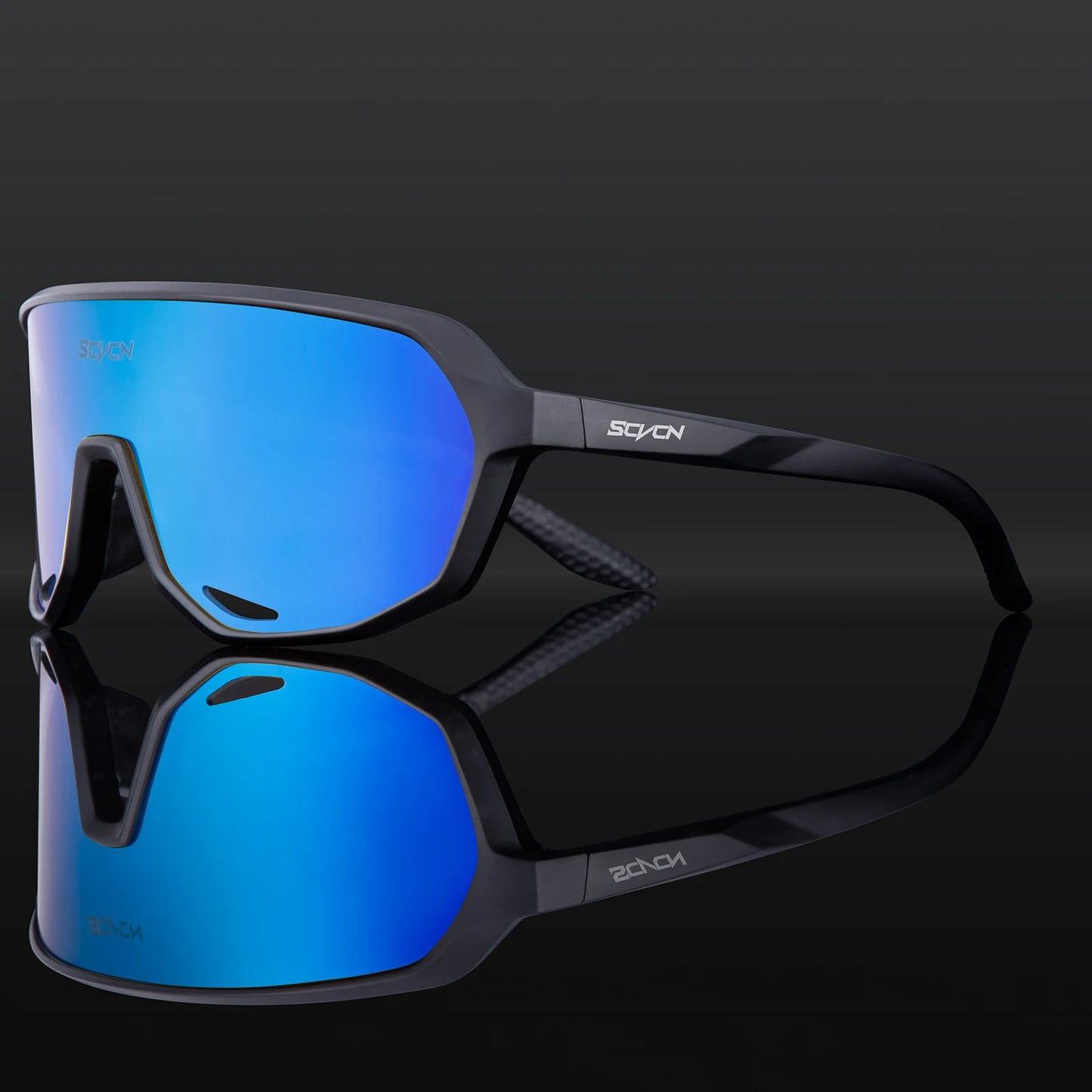 SCVCN Fashion Sports Running Glasses Outdoor Bicycle Drive Hiking Sunglasses Men MTB Cycling Sunglasses Women Road Bike Glasses