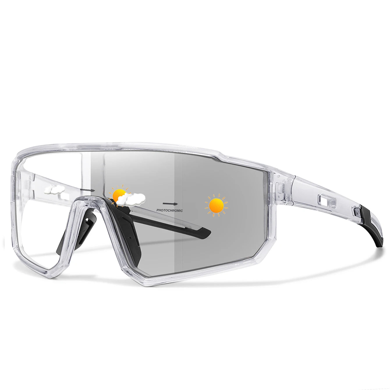 Photochromic Sunglasses New Style Brand Men Women Comfortable Windproof Cycling Glasses for Bicycle MTB Bike Running Fishing