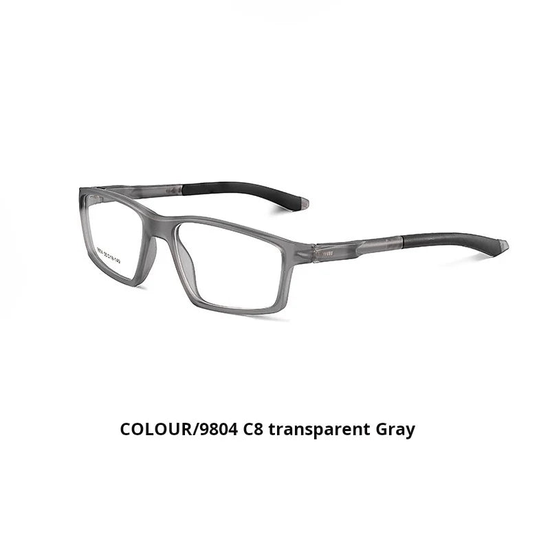 Xbora Sports Anti-blue light Photochromic Myopia Glasses Men Big Size Frame Prescription Glasses Popular Classic Outdoor 9804