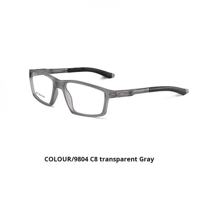 Xbora Sports Anti-blue light Photochromic Myopia Glasses Men Big Size Frame Prescription Glasses Popular Classic Outdoor 9804