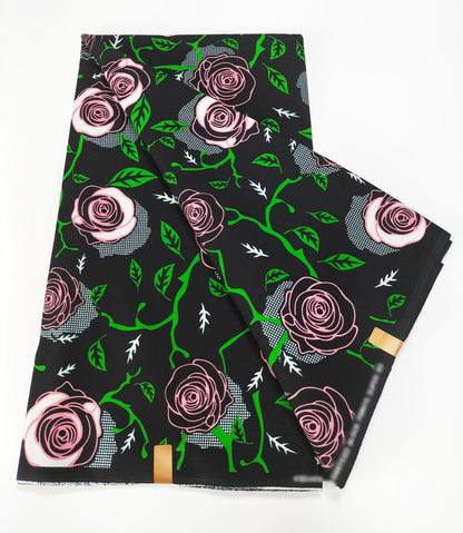 2025 Newest Ankara Real Wax Fabric Guaranteed Veritable African Wax Print Pagne Fabric 100% Cotton 6 Yards Ghana Style Dresses