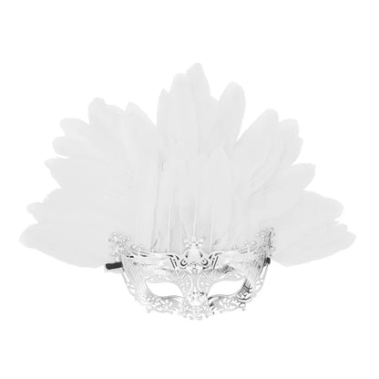 Novelty Feather Masquerade Mask Fashion Lightweight Halloween Mask Funny Personality Cosplay Mask Stage Performance