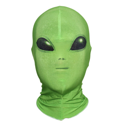 New Alien Halloween Mask Alien Role Play Costume Party, Humorous and Funny Alien 3D Adult Full Face Mask