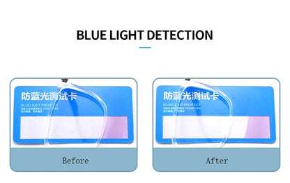 Wood Pattern Retro Anti Blue Light Glasses for Men Optical TR90 Male Square Glasses Frame Women Clear Lens Gift Frames F75233
