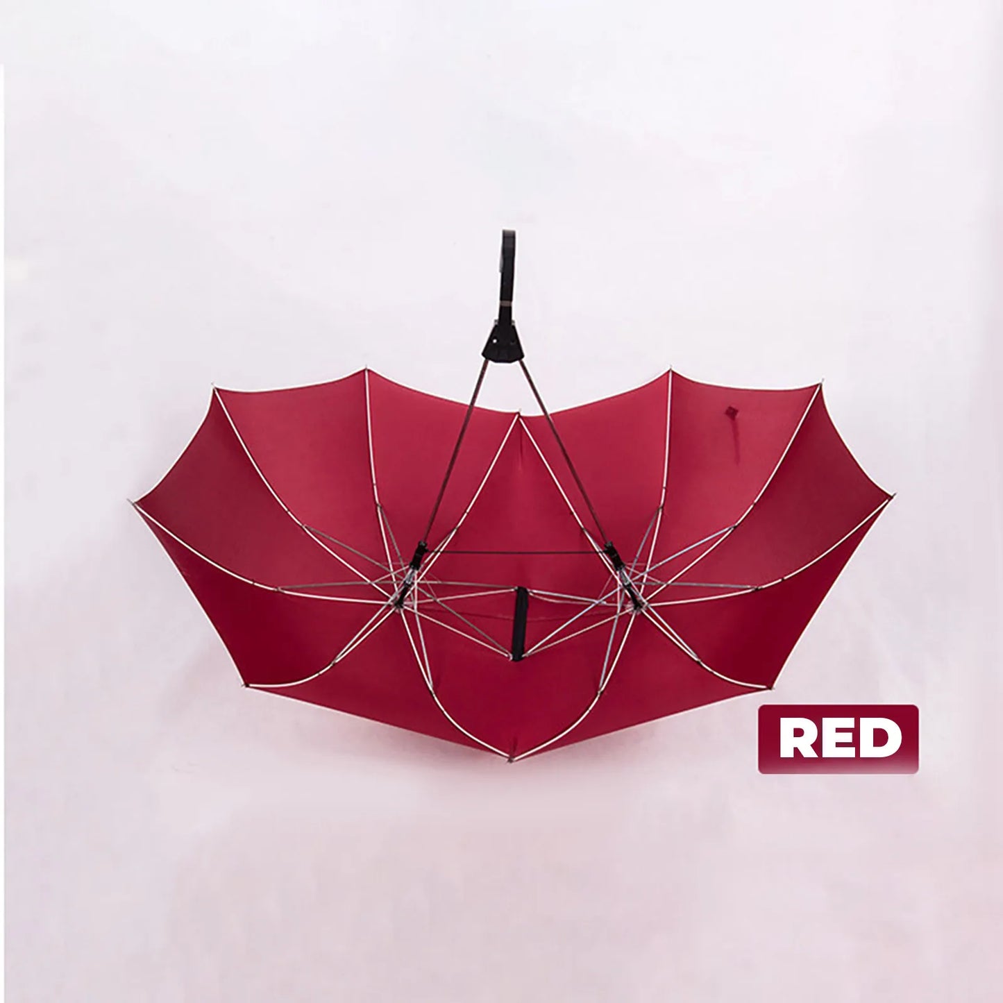 Convenient Umbrella Manual Closing Double Umbrella Large Area Coverage Sun Protection Couple Umbrella Rain-Roof