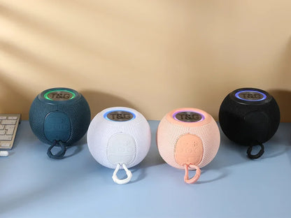 T&G TG337 Bluetooth Speaker Portable TWS Wireless Mini Bass Boombox LED Loudspeaker IPX7 Outdoor Music Player Support BT AUX FM