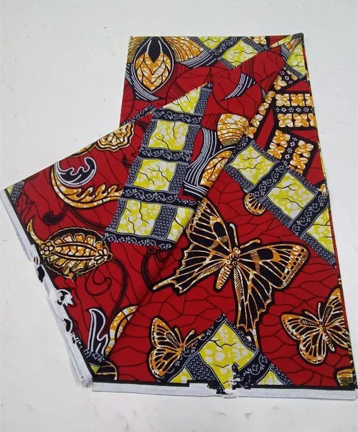 Ankara Wax Fabric 2024 High Quality African Wax Print Fabric 100% Cotton African Guaranteed Veritable Real Wax For Dresses