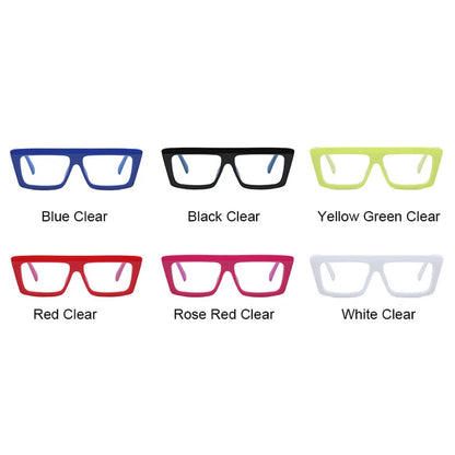 Retro Rectangle Reading Glasses Women 2025 Fashion Transparent Anti Blue Rays Female Eyeglasses Optical Eye Prescription 0 ~ +6
