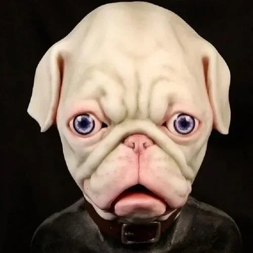 Eagle mask Eagle hood Halloween simulation animal Bulldog Parrot Old man Young man hood mask