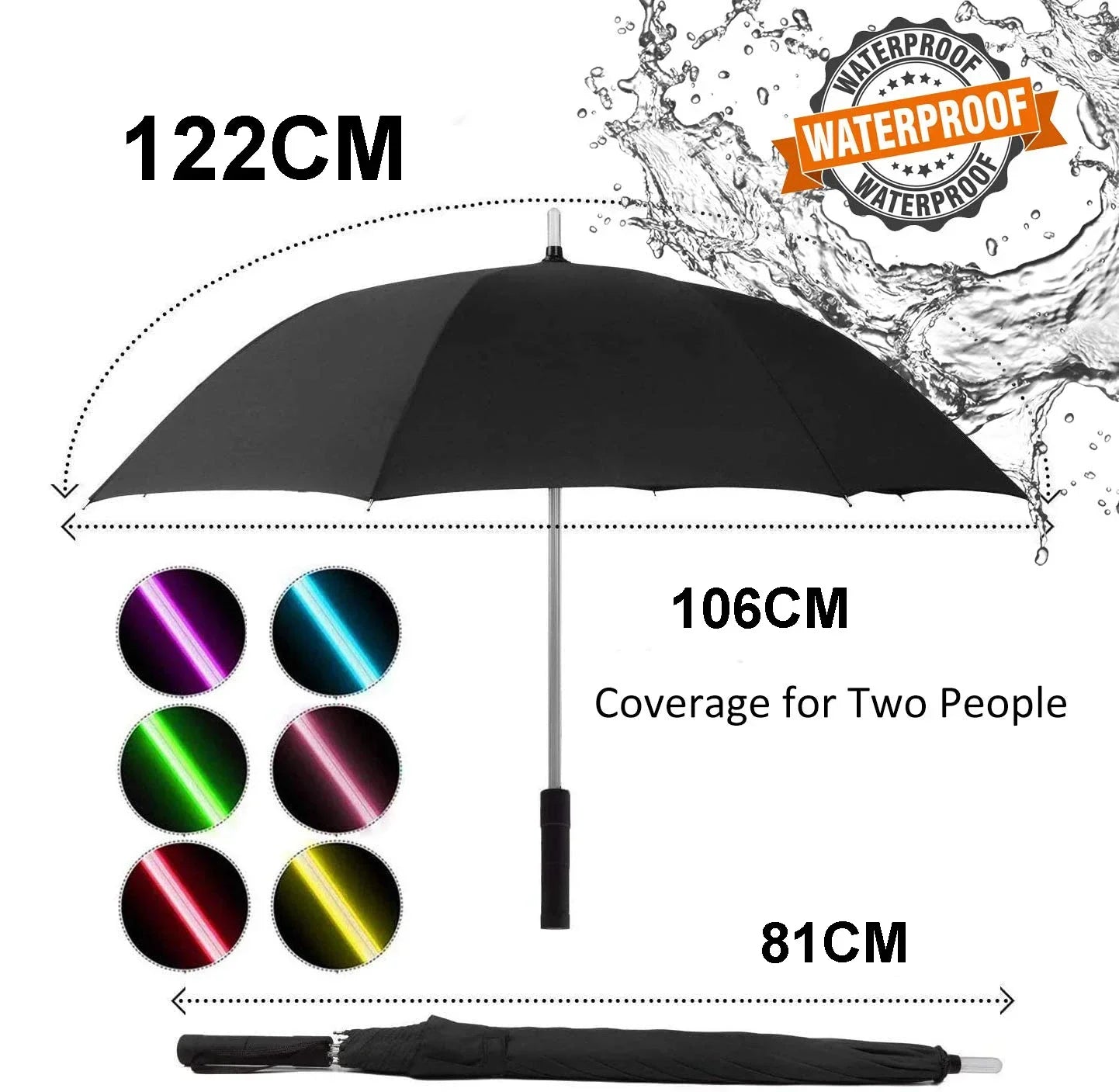 Umbrella | LED UMBRELLA for Rain or Sun or Just for Fun | Quality Rain Umbrella for All Ages Boys/Girls/Adults