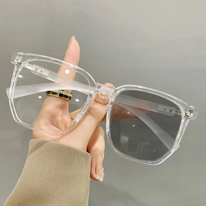 Fashion Transparent Computer Glasses Frame Women Men Anti Blue Light Square Eyewear Blocking Glasses Optical Spectacle Eyeglass