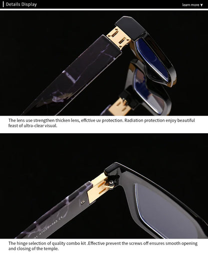 New Green Oversized Square Reading Glasses Men Women Personality Optical Eyeglasses Anti Blue Light Computer Presbyopic Glasses