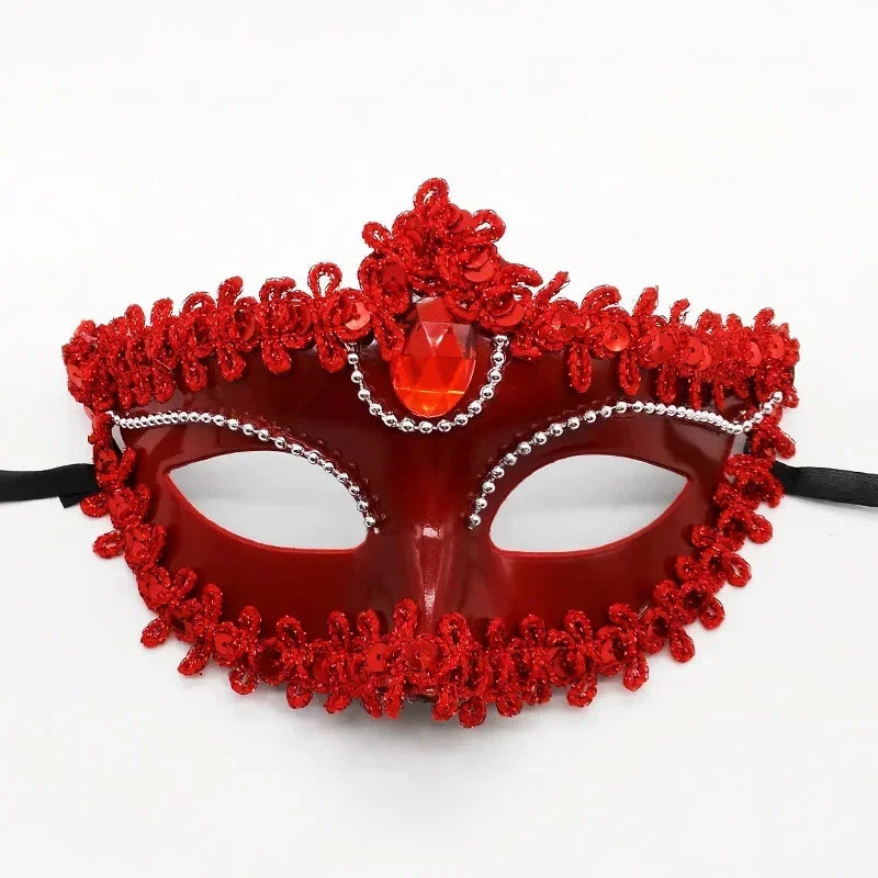 Sexy Masquerade Half Mask Feather Lace Decoration Cosplay Party Princess Ball Mardi Gras Dress Decoration Charming Sexy