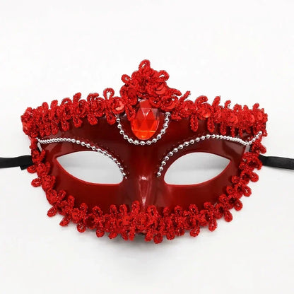 Sexy Masquerade Half Mask Feather Lace Decoration Cosplay Party Princess Ball Mardi Gras Dress Decoration Charming Sexy