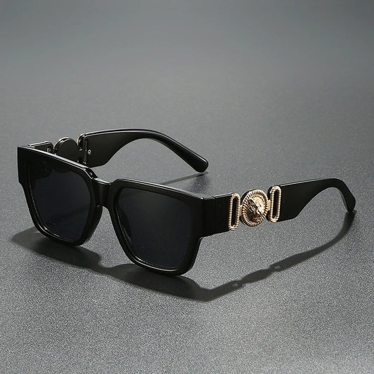 New Luxury Fashion Brand Designer Sunglasses Women Men 2026 Vintage Square Leopard Shades Glasses Outdoor Travel Top Sunglasses