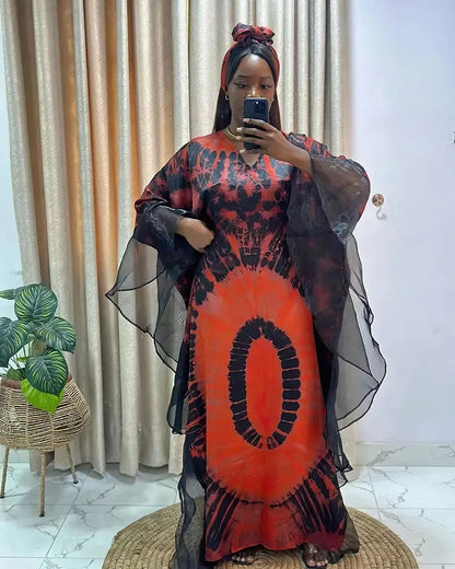 African Dresses for Women Traditional Africa Clothing Dashiki Ankara Outfits Gown Abayas Robe Muslim Kaftan Maxi Long Dress 2024