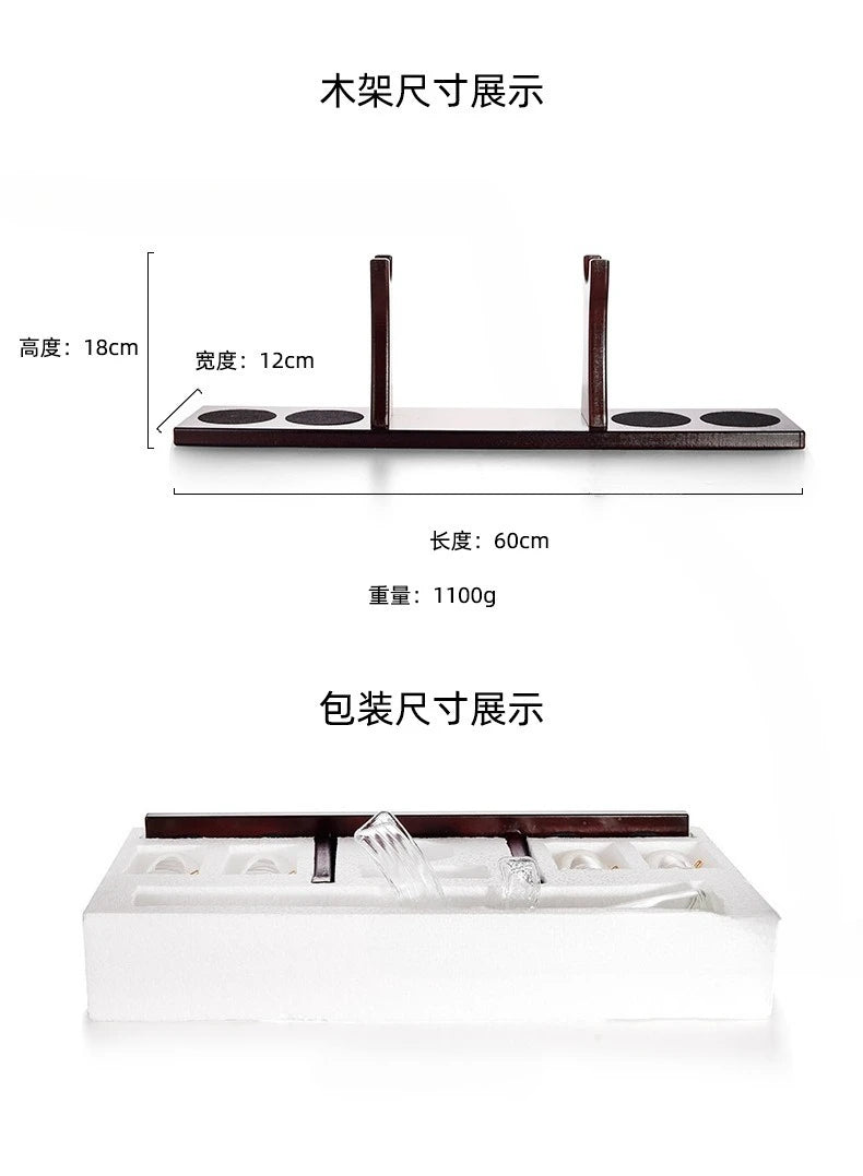 High borosilicate glass decanter wine set cup red wine