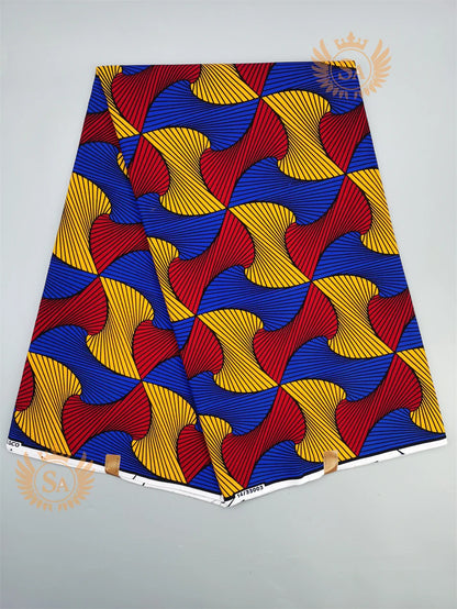 New 100% Cotton Original Real Wax Ankara Fabric 2021 African Print Fabric For Wedding Dress Tissue African Fabric Wax Fabric