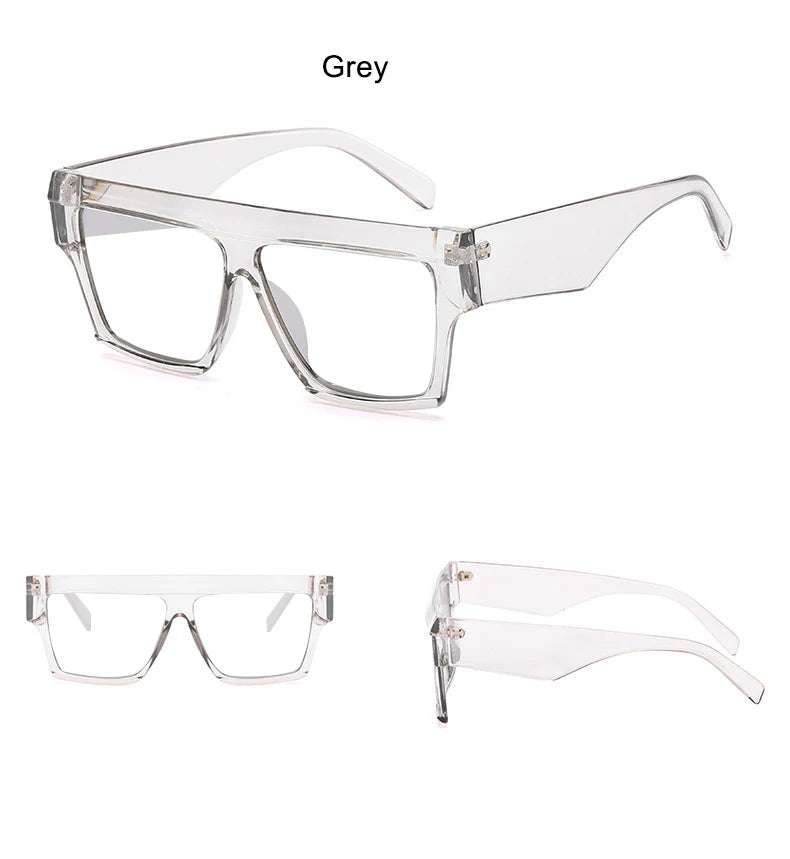 Square Reading Glasses Women Men Luxury Brand Magnifying Oversized Eyeglasses +1.5 +3 +6 Fashion Retro Blue Light Glasses