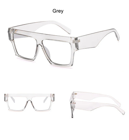 Square Reading Glasses Women Men Luxury Brand Magnifying Oversized Eyeglasses +1.5 +3 +6 Fashion Retro Blue Light Glasses