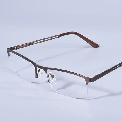 Light Half Frame Reading Glasses Blue Light For Presbyopia Eyeglasses with Diopters +1.0+1.25+1.5+1.75+2.0+2.25+2.5+2.75+3.0+4.0