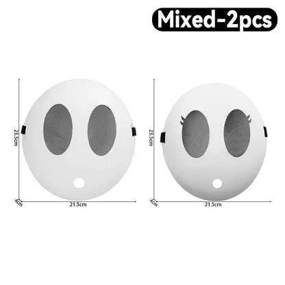 4/1pcs Game Bros Shy Guy Mask Halloween Party Cosplay Costume Unisex Kids Boys Girls Adult Full Face Masks Accessories Props