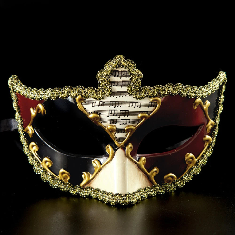 Vintage Style Painted Female Venetian Mask for Masquerade Carnival Halloween Costume Party Grand Events Cosplay Male Face Masks