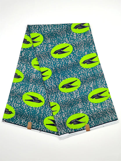 Dutch Ankara Wax Print Fabric High Quality Wax African Hollandais Fabric 100% Cotton Soft African Veritable Real Wax for Dress