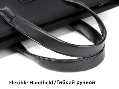 2024 New Briefcase Portable Document Backpack Large Capacity Business Men's Bag Computer Bag Public Document Bag