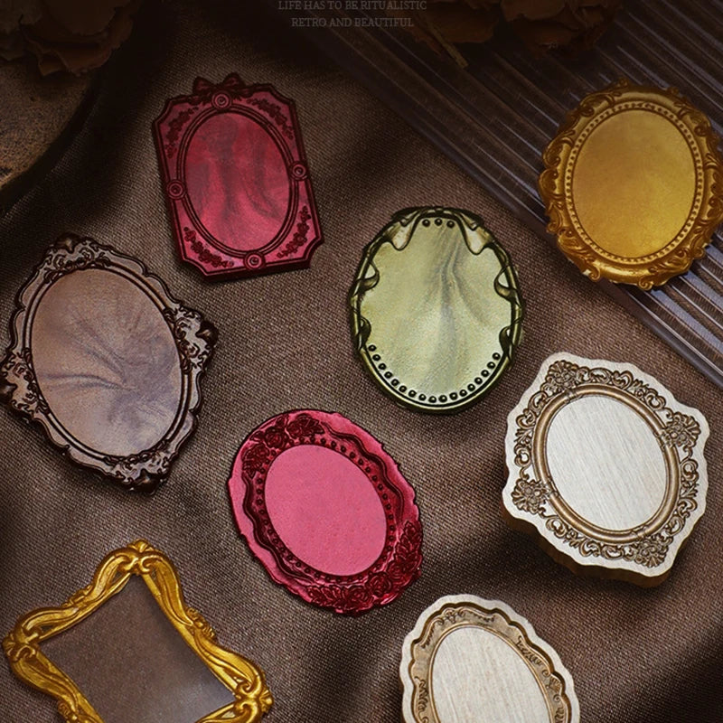 Photo Frame Series Sealing Wax Stamp Head Fire Paint Seal Wax Stamp Heads For DIY Scrapbooking Envelope Wedding Party Invitation