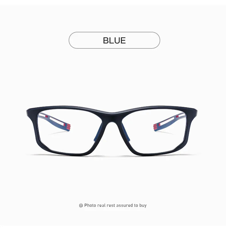 YIMARUILI Ultra-light TR90 Sports Glasses Men and Women Outdoor Cycling Fashion Square Optical Prescription Eyeglasses Frame 300