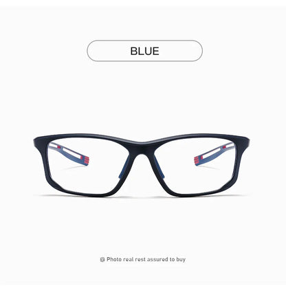 YIMARUILI Ultra-light TR90 Sports Glasses Men and Women Outdoor Cycling Fashion Square Optical Prescription Eyeglasses Frame 300