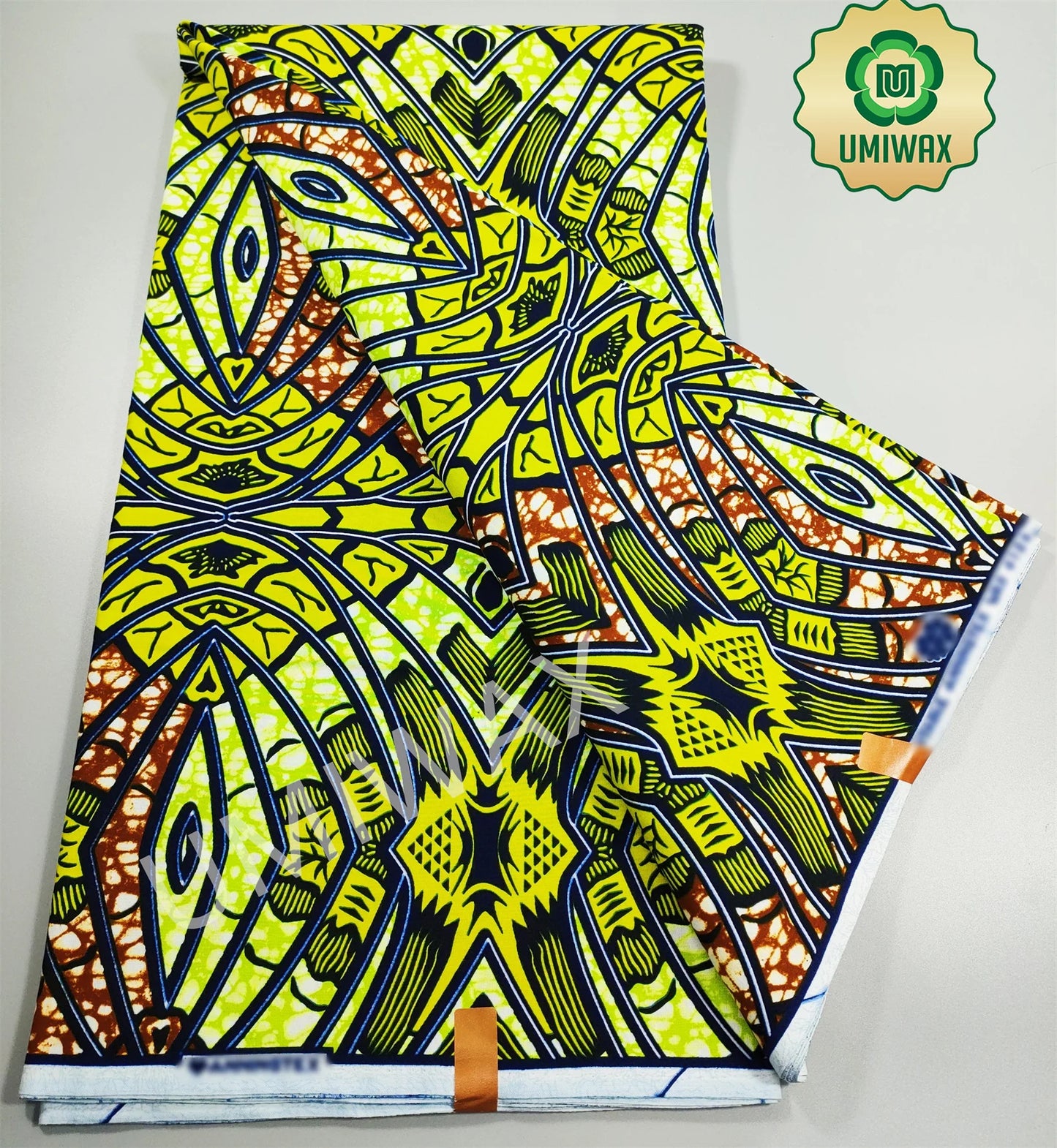 2025 Newest Ankara Real Wax Fabric Guaranteed Veritable African Wax Print Pagne Fabric 100% Cotton 6 Yards Ghana Style Dresses
