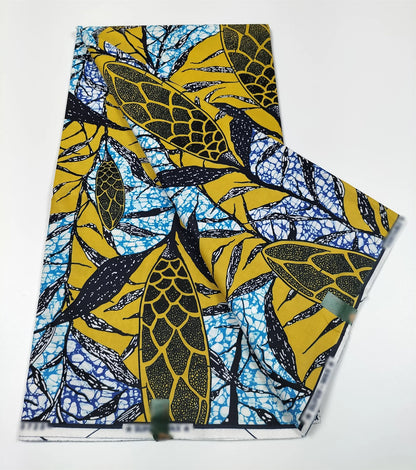 2025 Newest Veritable Original Super-W Guaranteed Dutch Hollandais Pagne Real Wax Print Fabric African Dress 100% Cotton 6 yard